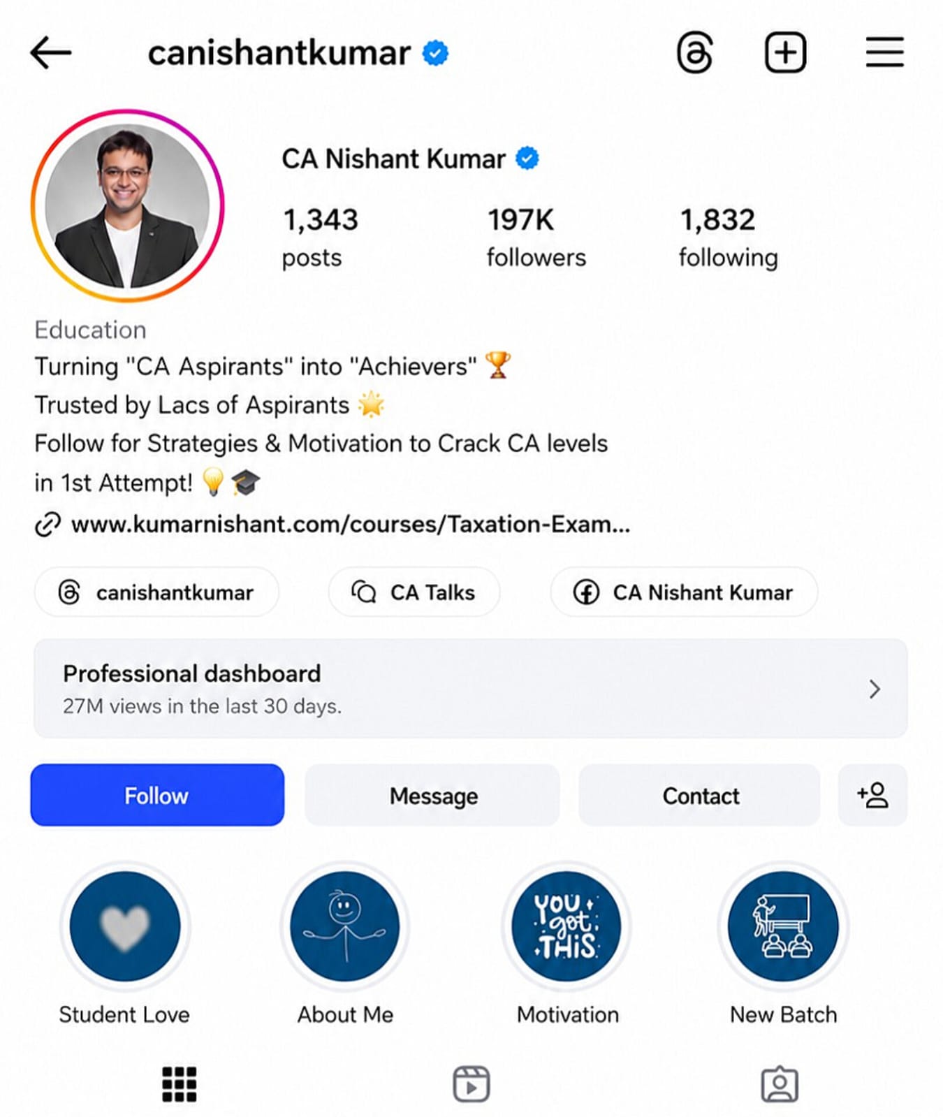 Instagram Profile Strategy Mockup 1