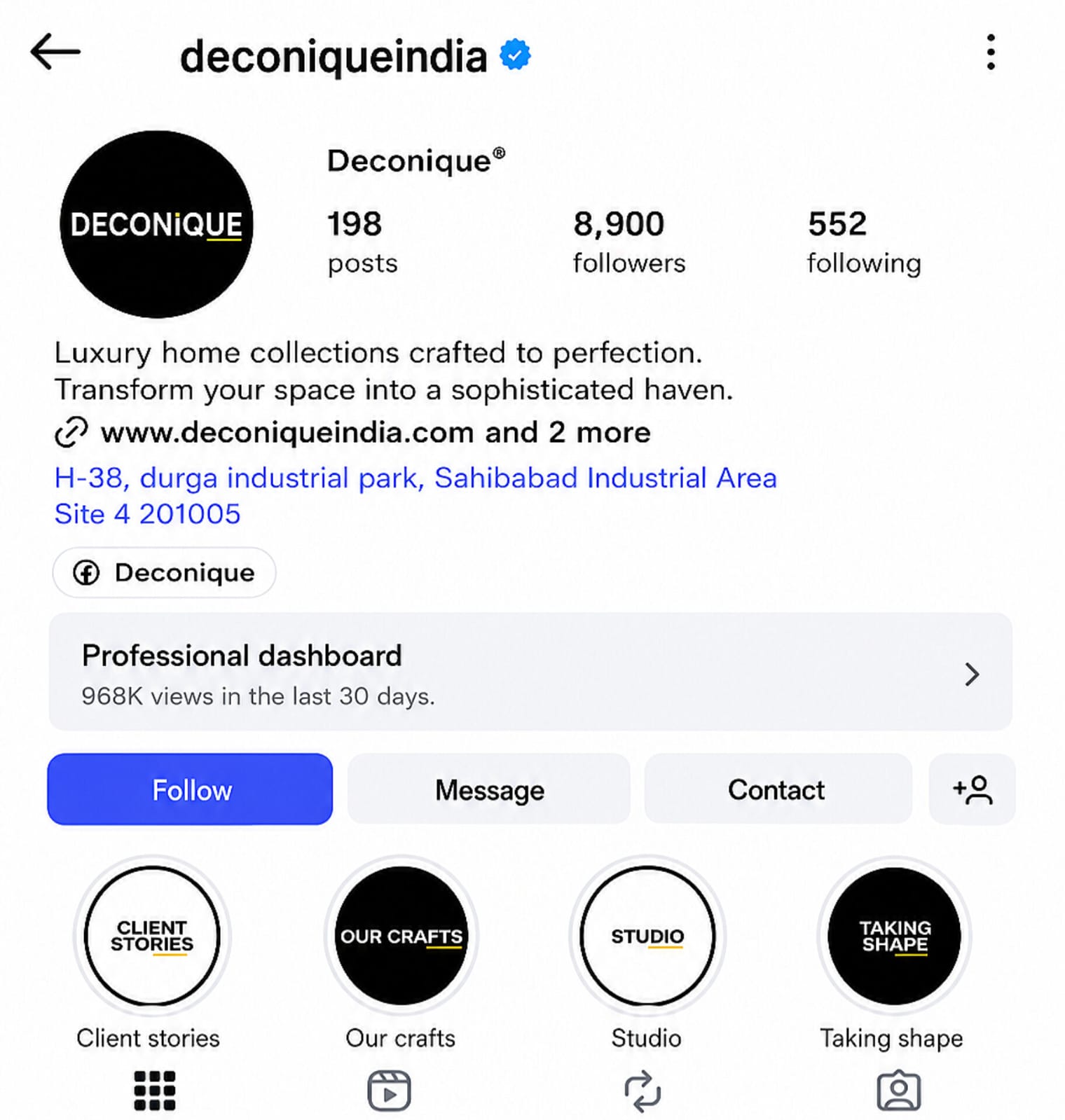 Instagram Profile Strategy Mockup 2